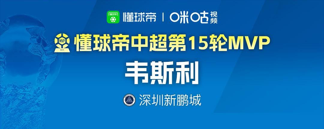 开云-懂球帝2026赛季中超第15轮MVP：韦斯利